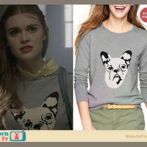 GAP Gray Frenchie Intarsia Sweater